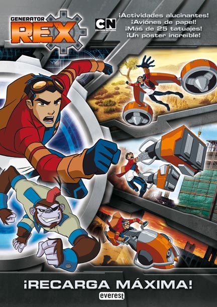 Descargar GENERATOR REX  RECARGA MAXIMA  LIBRO DE ACTIVIDADES CON TATUAJES Y POSTER