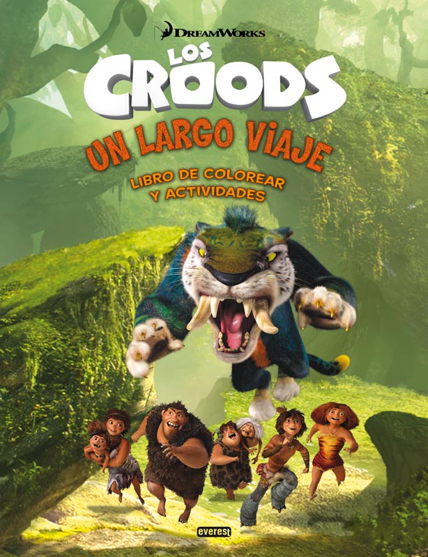 Descargar LOS CROODS  UN LARGO VIAJE  LIBRO DE COLOREAR Y ACTIVIDADES