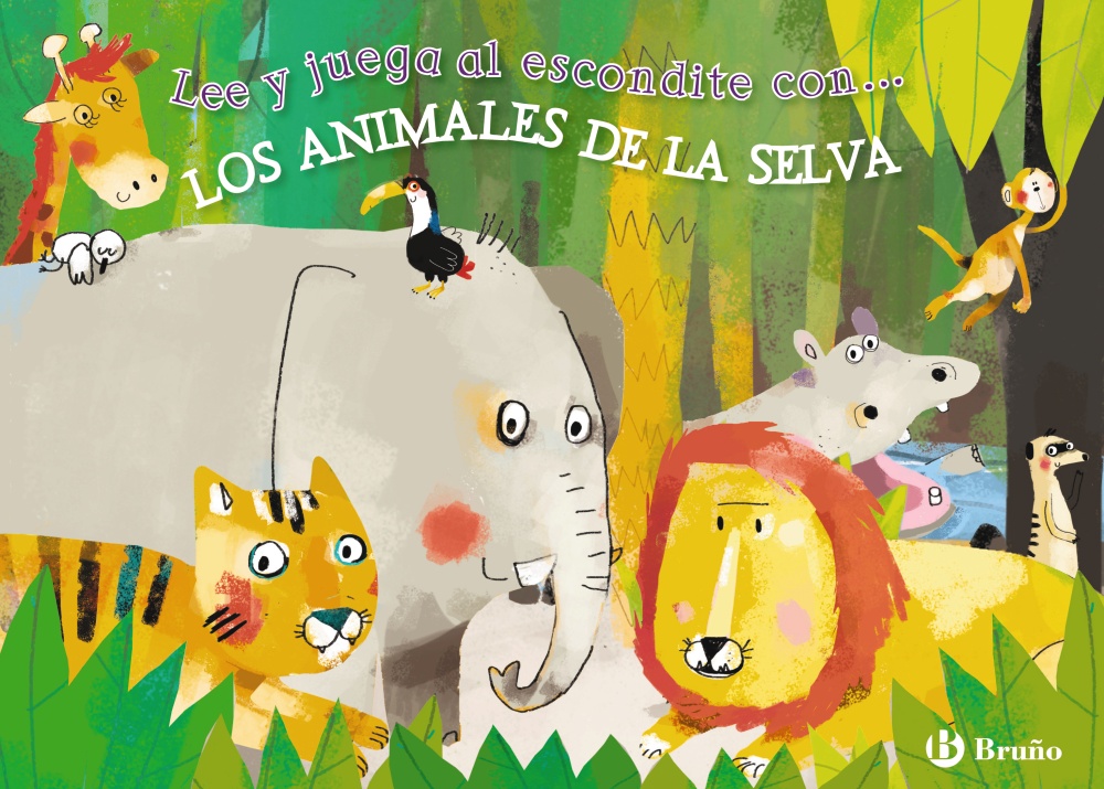 Descargar LEE Y JUEGA AL ESCONDITE CON    LOS ANIMALES DE LA SELVA