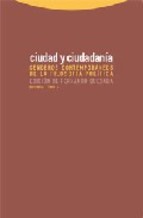 Descargar CIUDAD Y CIUDADANIA  SENDEROS CONTEMPORANEOS DE LA FILOSOFIA POLITICA